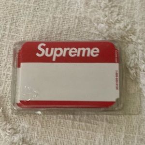 Supreme permanent adhesive stickers